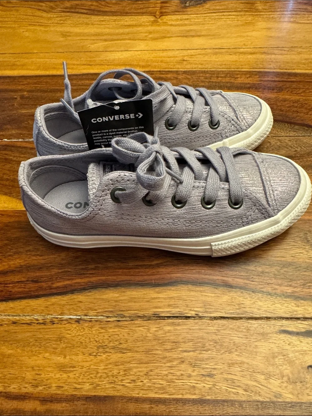 Youth Converse low-top sneakers in Provence purple with white sole